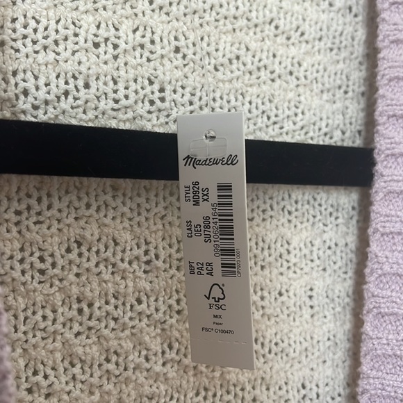 • nwt women’s madewell seabrook cardigan - Picture 7 of 13